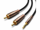 Ugreen Jack 3,5 mm - RCA (Cinch) kabel x 2 1m černý (80845)
