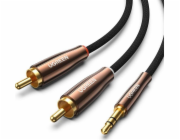 Ugreen Jack 3,5 mm - RCA (Cinch) kabel x 2 1m černý (80845)
