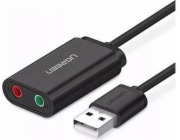 Zvuková karta Ugreen US205 černá (30724B)