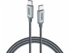 Choetech USB-C – USB-C USB kabel 1,8 m stříbrný (69718249...