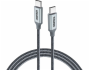 Choetech USB-C – USB-C USB kabel 1,8 m stříbrný (6971824973099)