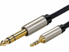 Ugreen Jack 3,5mm - Jack 6,3mm kabel 2m stříbrný (10628)