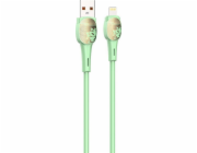 LDNIO USB-A – Lightning kabel zelený (LS832 Lightning)