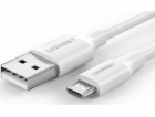 Ugreen USB-A - microUSB USB kabel 2 m Bílý (60143)