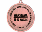 Victoria Sport Bronzová ocelová medaile, třetí místo s la...