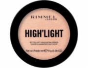 Rimmel Rimmel High light Buttery-Soft Highlighting Pudrový rozjasňovač na obličej 002 Candlelit 8g