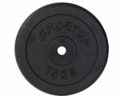 Sportop litinová zátěž 15 kg průměr 26