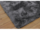 Koberec - Obývací pokoj Shaggy 160x220 - Tmavě stříbrná
