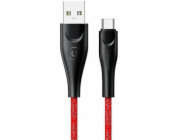 Usams USB-A – USB-C USB kabel 2 m červený (6958444983554)