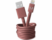 Fresh n Rebel USB-A – Lightning kabel 2 m červený (002150140000)
