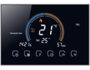 Renov8 Smart Wi-Fi termostat s barevným LCD pro elektrické podlahové vytápění - kompatibilní 86x86 a kulatá 60mm krabička