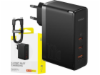 Baseus nabíječka Baseus GaN5 Pro 2xUSB-C + USB nástěnná n...