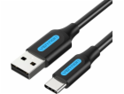 Vention USB-A - USB-C kabel 0,25 m černý (COKBC)