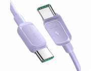 Joyroom USB-C – USB-C kabel USB-C 1,2 m fialový (JYR757)
