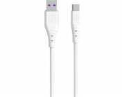Dudao USB-A - USB-C USB kabel 1 m Bílý (6973687243388)