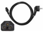 Kabel BLOW EURO M, C5 F, 1,5m, černý 98-204