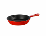 Litinová pánev GRAND FEU FRYP25R, O25 cm, červená