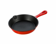 Litinová pánev GRAND FEU FRYP15R, O15,5 cm, červená