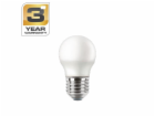 Žárovka, STANDART, LED, P45, 4,9W, E27, 4000K, 470lm, matná