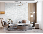 Tekutá tapeta Domoletti D921, 1.089, modrá/bílá/černá