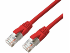 MicroConnect CAT6A UTP 0,25m červená LSZH