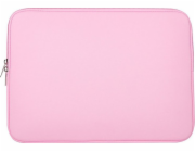 Pouzdro Hurtel Univerzální brašna na 15,6   notebook, zasouvací, organizér na tablet počítač, růžová