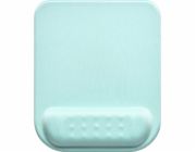 Powerton podložka pod myš a zápěstí, Powerton Ergoline Pastel Edition, ergonomická, mátová, pěna, Powerton