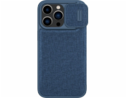 Nillkin Nillkin Qin Cloth Pro Case pro Apple iPhone 14 Pro Max modrý