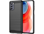 Pružný kryt Hurtel Carbon Case pro Motorola Moto G Stylus 2022 černý