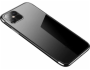 Hurtel Clear Color pouzdro gelový kryt pouzdro s kovovým rámečkem pro Samsung Galaxy A33 5G černý