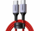 Ugreen USB-C – USB-C USB kabel 1 m červený (60186)