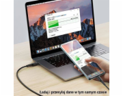Usams USB-A – USB-C kabel USB 1,2 m černý (112230)
