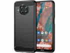 Pružný kryt Hurtel Carbon Case pro Nokia X100 černý