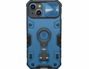 Nillkin Nillkin CamShield Armor Pro Case pro iPhone 14 Plus pancéřový kryt s kroužkovým stojánkem krytu fotoaparátu modrý