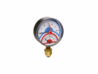 Termomanometr ICMA 1/2", 6 BAR, 0 - 120°C, spodní