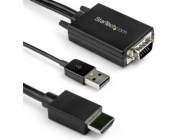 StarTech HDMI - D-Sub (VGA) + USB-A kabel 2m černý (VGA2HDMM2M)