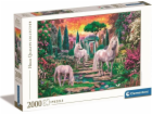 Puzzle Clementoni 2000 ks. HQ klasické zahradní jednorožce
