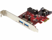 StarTech PCIe x1 řadič – 2x USB 3.0 + 19pin USB 3.0 (PEXUSB3S2EI)