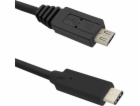 Qoltec USB-A - microUSB USB kabel 1,2 m černý (50476)