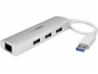 StarTech USB HUB 1x RJ-45 + 3x USB-A 3.0 (ST3300G3UA)