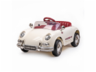 Dětské elektrické autíčko Baby Mix Retro Pearl bílé