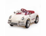 Dětské elektrické autíčko Baby Mix Retro Pearl bílé
