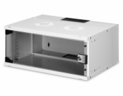 DIGITUS DN-49204 Nástěnná skříň 4U, SOHO PRO, nesmontovaná, 19", 240 x 540 x 400 mm, šedá (RAL 7035)