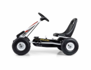 Milly Mally Dětská šlapací motokára Go kart Thor bílá