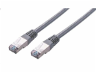 C-TECH Kabel patchcord Cat5e, FTP, šedý, 2m