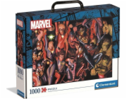Clementoni CLE puzzle 1000 Brief Case Marvel 39675