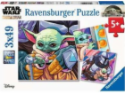 Puzzle Ravensburger 3x49 dílků v The Mandalorian