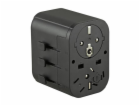 Adaptér Jupio Travel Adapter 2x USB-A 1x USB-C 15.5W uviv...