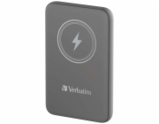 Verbatim Wireless Powerbank Charge  n  Go 10.000mAh (grau, Qi, PD 3.0, Quick Charge 3.0)