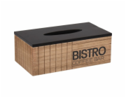 Box na papírové kapesníky Bistro 25x13,5x9 cm dřevo